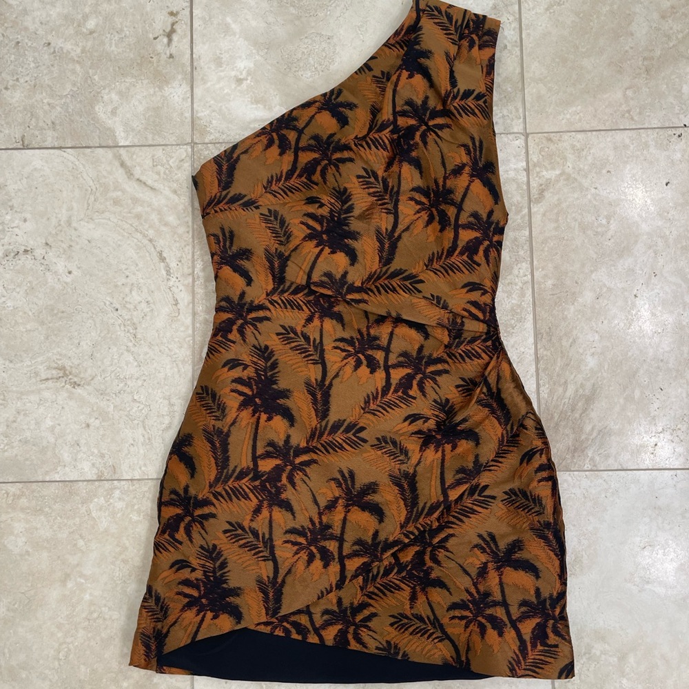 Bec & bridge, one shoulder cocktail dress